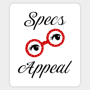 Specs Appeal Sticker